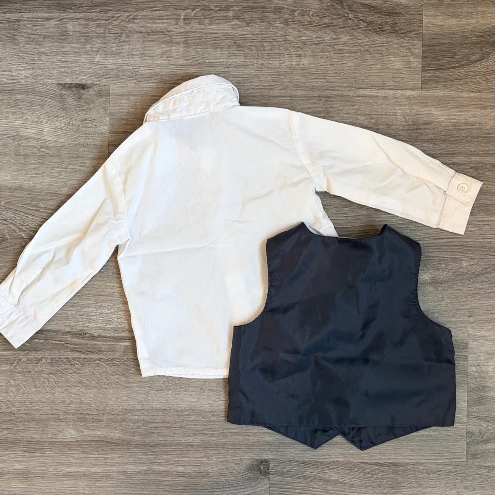 Van Heusen/Healthtex baby boys suit and tie vest set